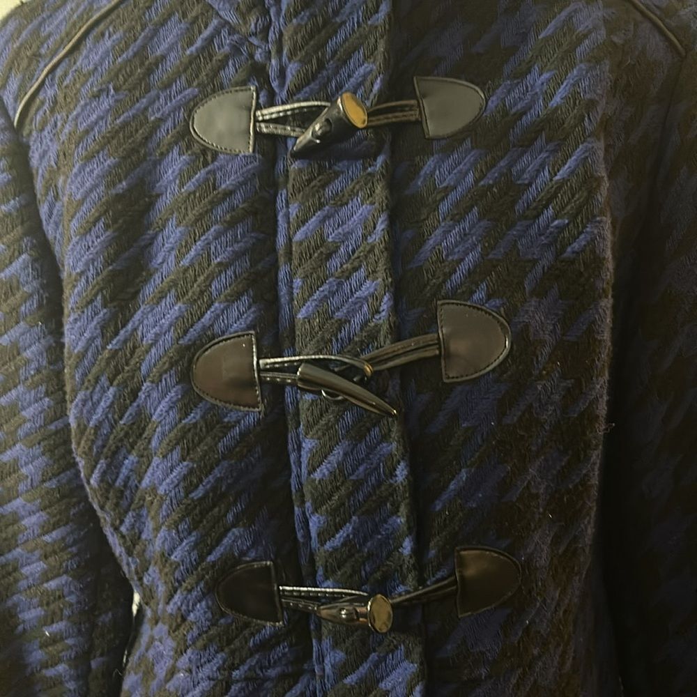 Rampage Houndstooth Maddy Toggle Jacket - image 3